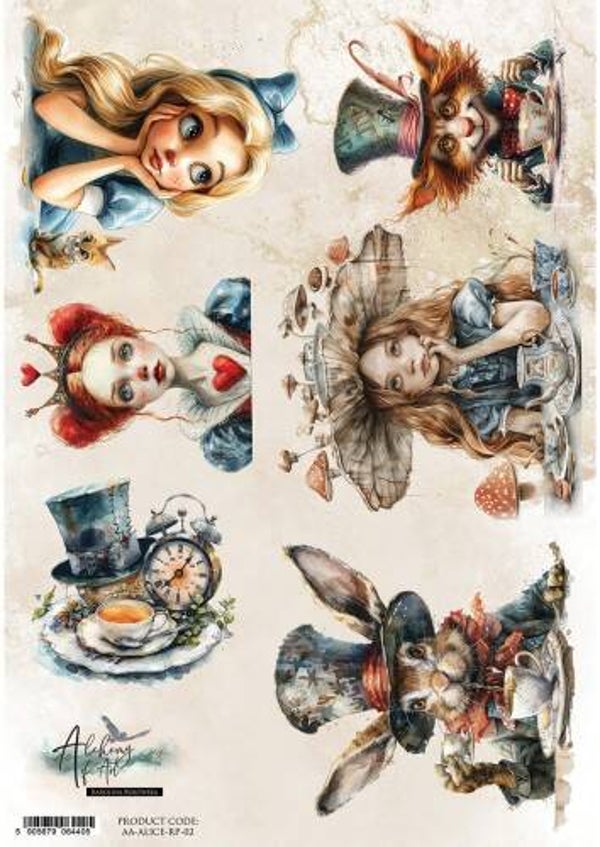 Alchemy of art rijstpapier alice 2