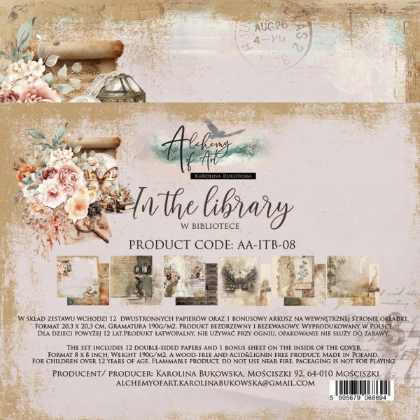 alchemy of art in the library 8x8