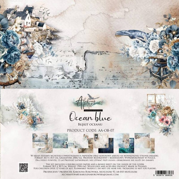 alchemy of art ocean blue 30x30
