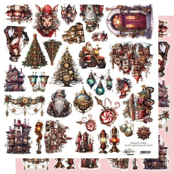 alchemy of art knipvel steampunk christmas 30x30
