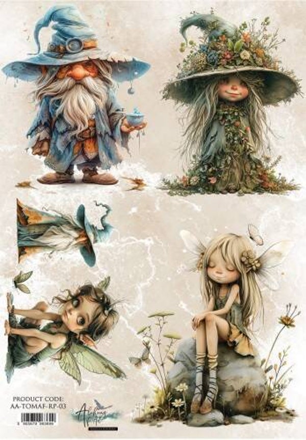 Alchemy of art rijstpapier tales of Moss and fern 3