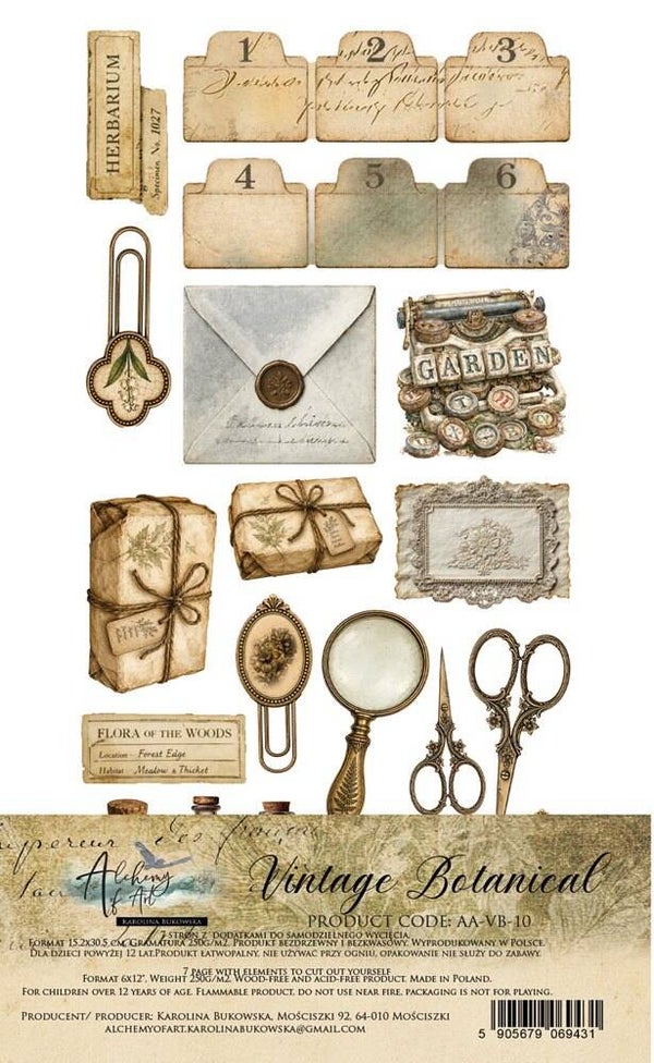 alchemy of art vintage botanical extra`s