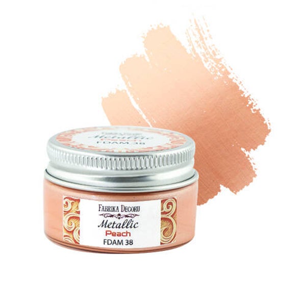 fabrika decoru metallic peach 30 ml