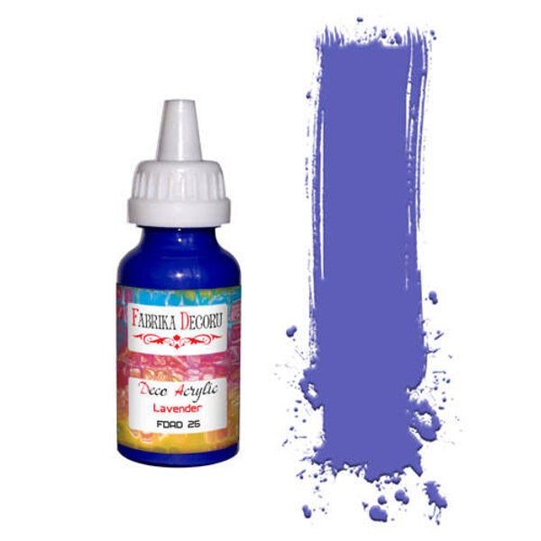 fabrika decoru acrylic paint lavendel