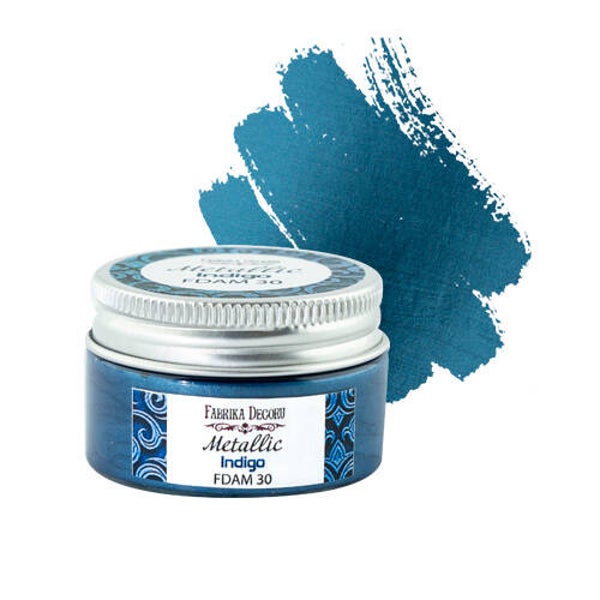fabrika decoru metallic indigo 30 ml