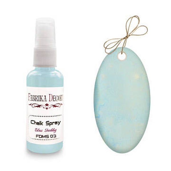 fabrika decoru spray chalk blue shabby