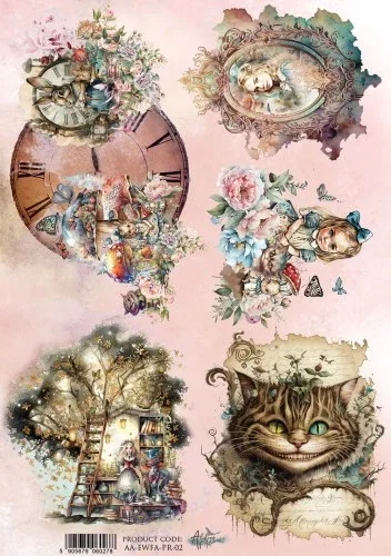 alchemy of art rijstpapier enchanted world following alice  2