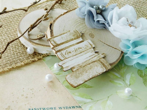 kreatywna chipboard harry potter stapel boeken