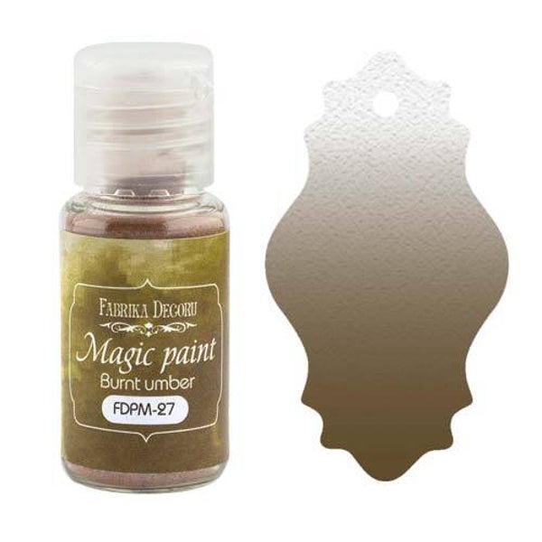 fabrika decoru dry magic paint burned umber