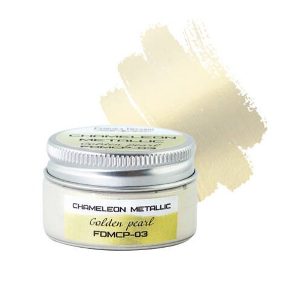 fabrika decoru chameleon metallic paint golden pearl 30 ml