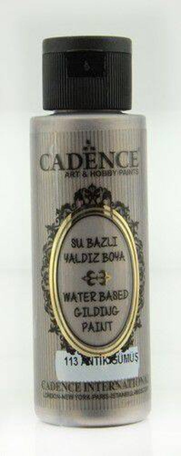 Cadence gilding paint 70ml antique silver