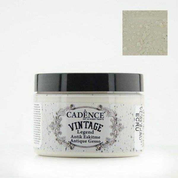 cadence vintage antique gesso ekru