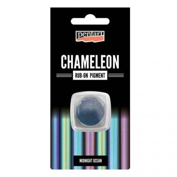pentart  chameleon rub on pigment midnight ocean
