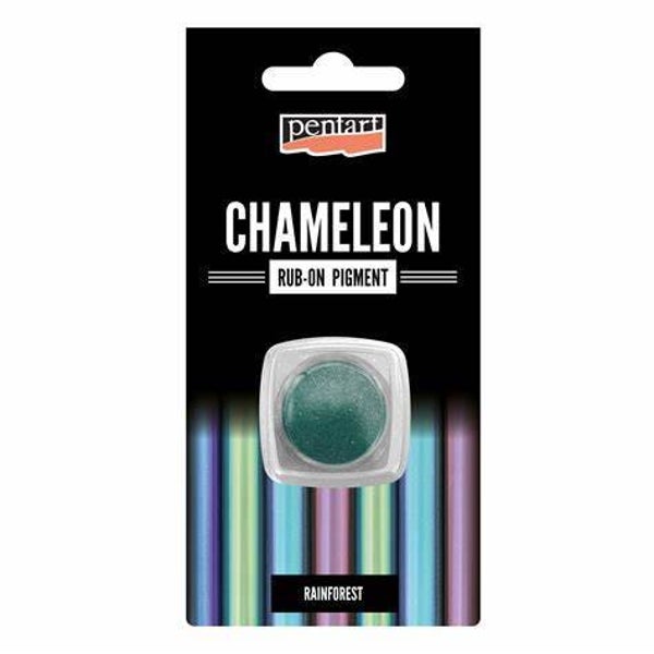 pentart  chameleon rub on pigment rain forrest