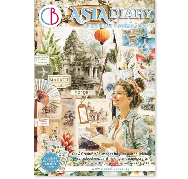 ciao bella asia diary junk journal