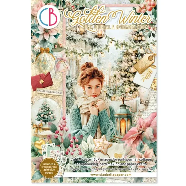 ciao bella golden winter junk journal
