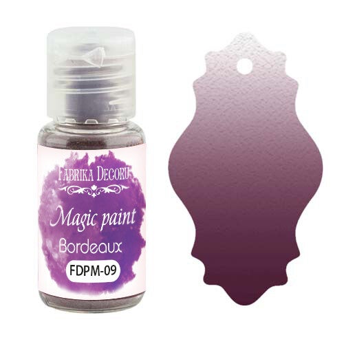 Fabrika decoru dry magic paint bordeaux