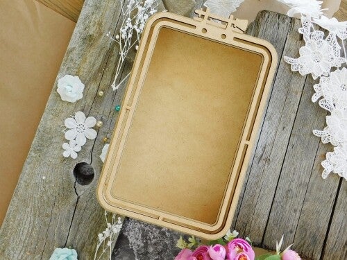 kreatywna hdf embrodery rechthoek