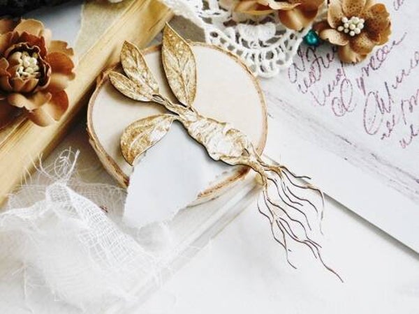 kreatywna chipboard harry potter mandrake