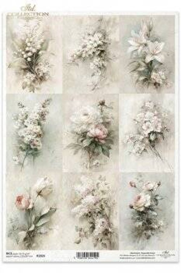 itd rijstpapier a4 bloemen mini`s