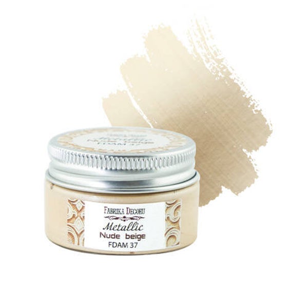 fabrika decoru metallic nude beige 30 ml