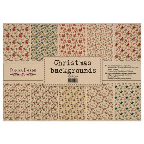 fabrika decoru decoupage papier set christmas backgrounds
