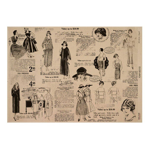 fabrika decoru decoupage papier vintage women`s world 3
