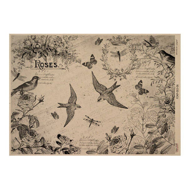 fabrika decoru decoupage papier vintage women`s world 6