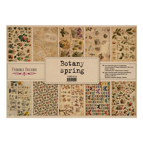fabrika decoru decoupage papier botany spring set