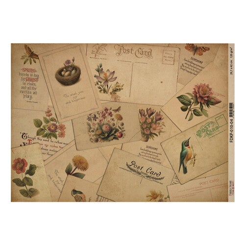 fabrika decoru decoupage papier botany spring 4