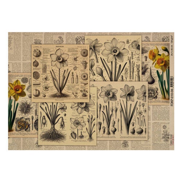 fabrika decoru decoupage papier botany spring 6