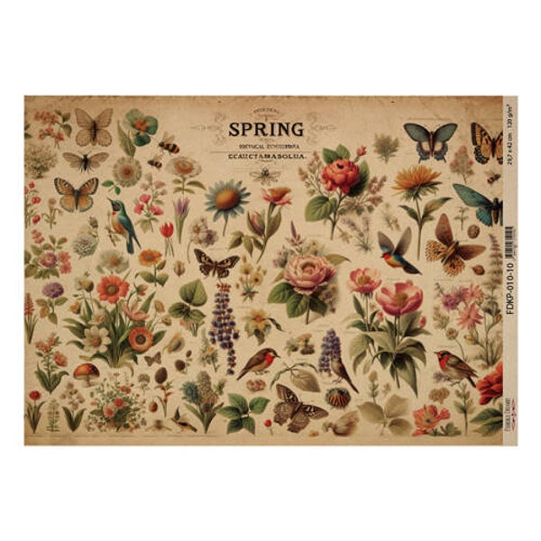 fabrika decoru decoupage papier botany spring 10