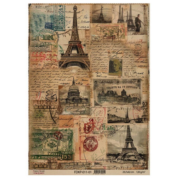 fabrika decoru decoupage papier vintage europe 1