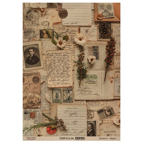 fabrika decoru decoupage papier naturalist notes 4