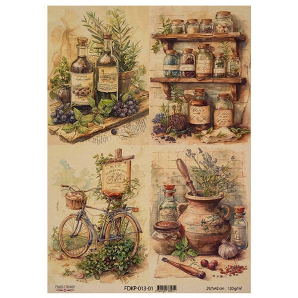 fabrika decoru decoupage papier cooking delight 1