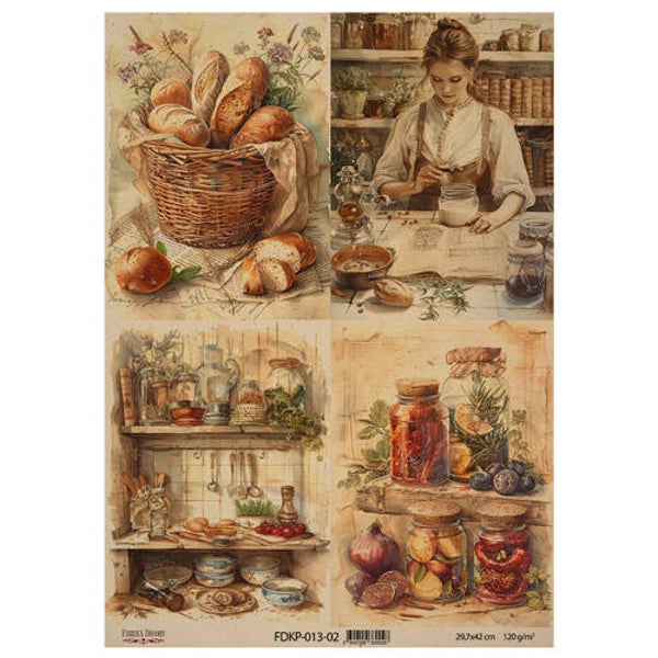 fabrika decoru decoupage papier cooking delight 2