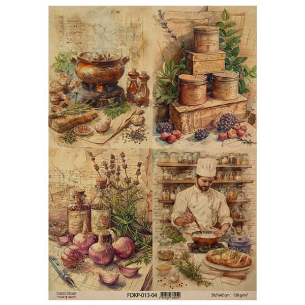fabrika decoru decoupage papier cooking delight 4