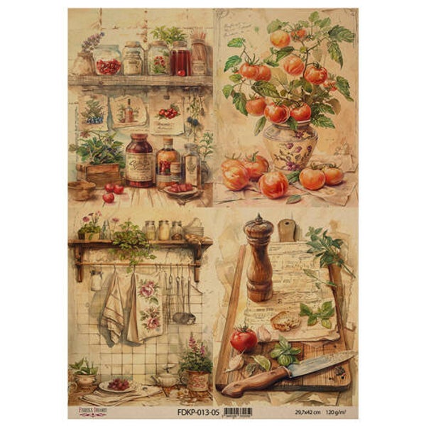 fabrika decoru decoupage papier cooking delight 5