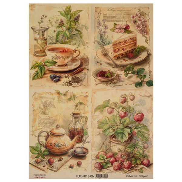 fabrika decoru decoupage papier cooking delight 6