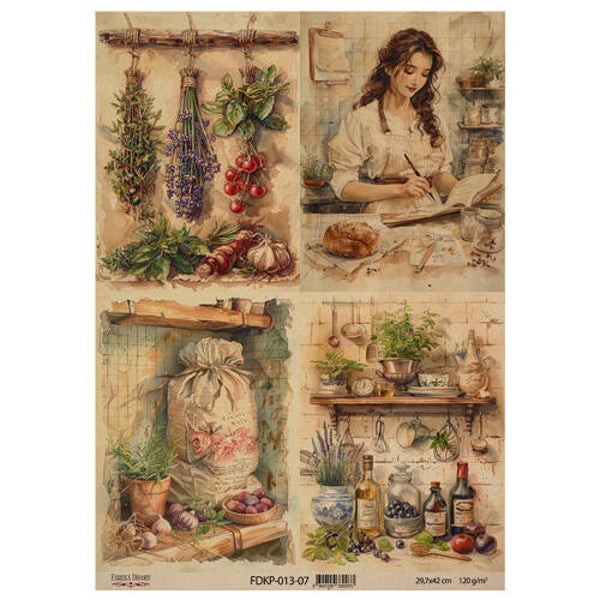 fabrika decoru decoupage papier cooking delight 7