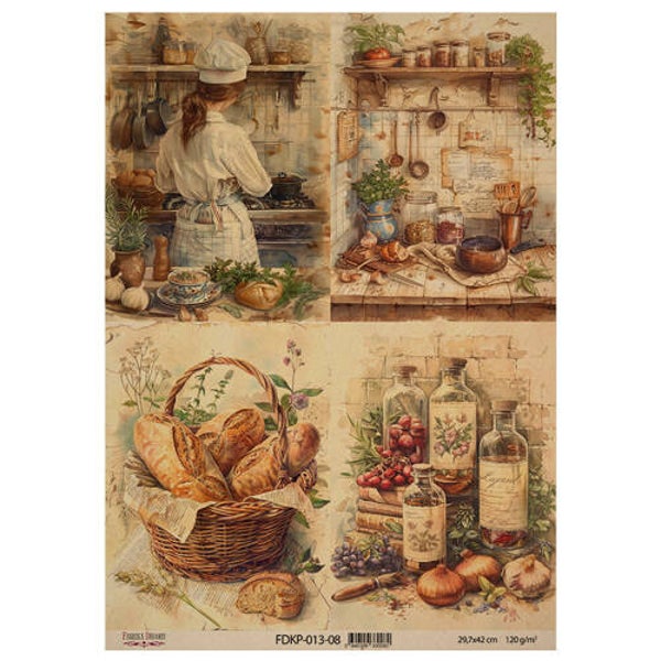 fabrika decoru decoupage papier cooking delight 8