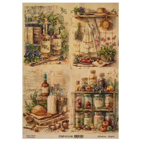 fabrika decoru decoupage papier cooking delight 9