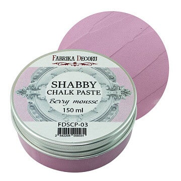 fabrika decoru shabby chalk paste berry mousse