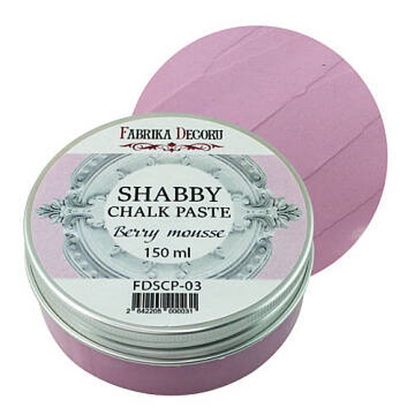 fabrika decoru shabby chalk paste berry mousse