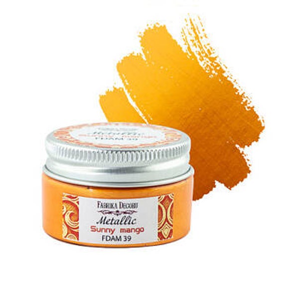 fabrika decoru metallic sunny mango 30 ml