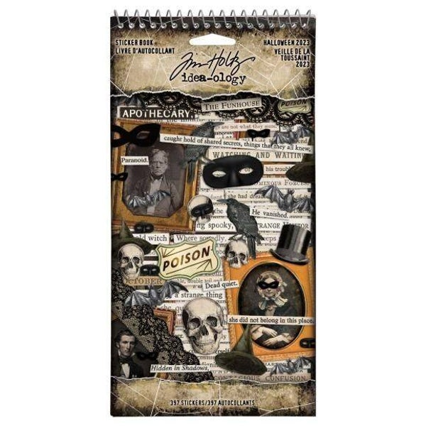 idea-ology tim holtz halloween sticker book