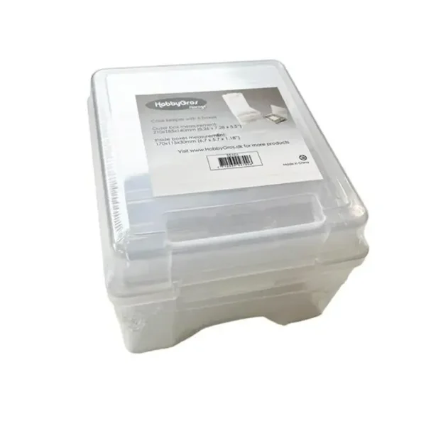 hobbygros case keeper with 6 boxes