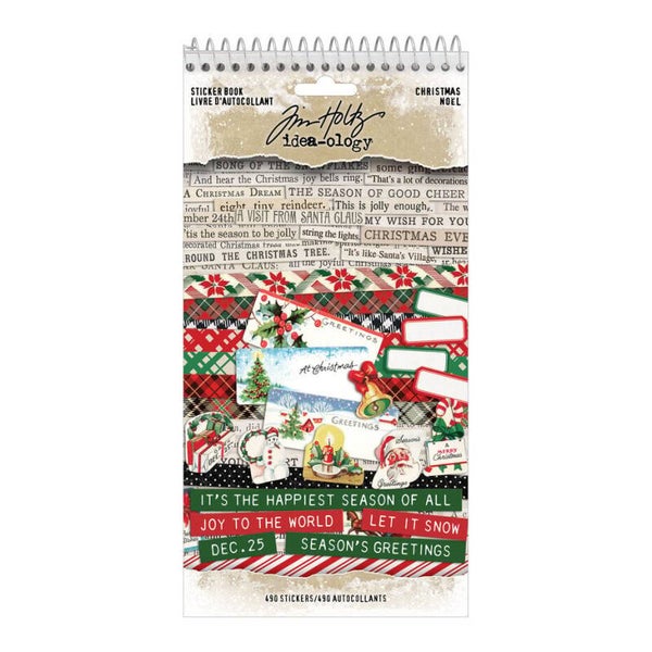 Tim holtz christmas stickerbook