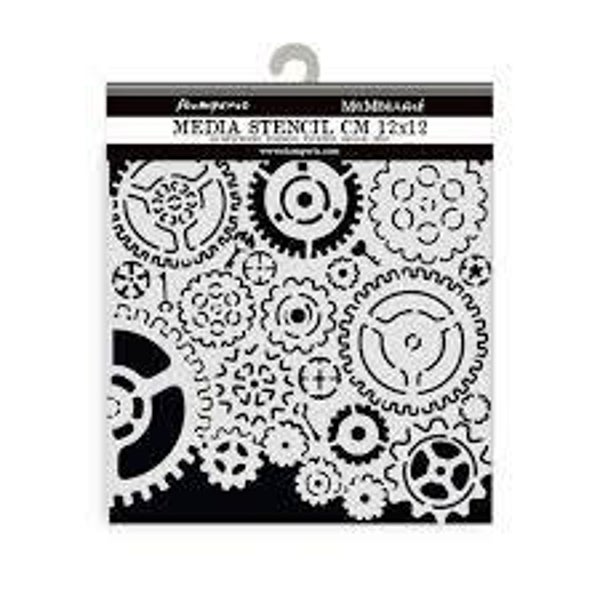 Stamperia gears stencil