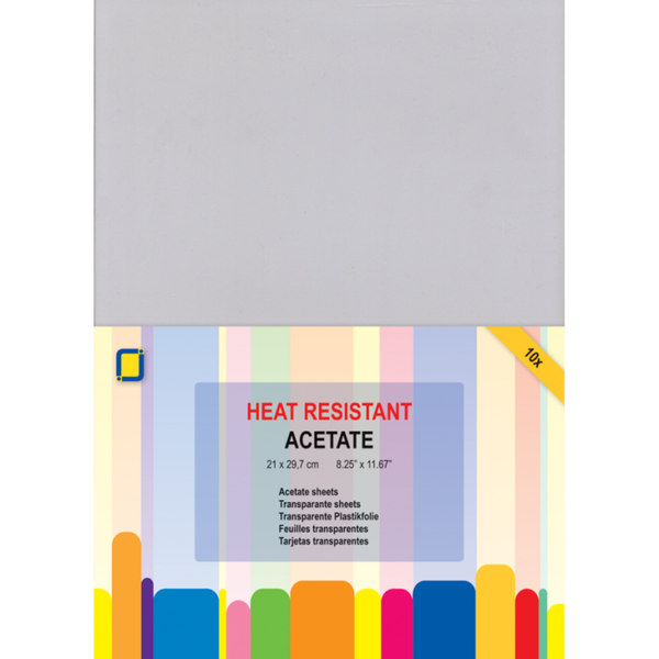 acetate sheets 10 stuks a4